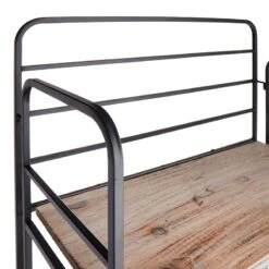 4-Tier Black Metal Baker Rack With Folding Wood Top Shelves 9 4-Tier Black Metal Baker Rack With Folding Wood Top Shelves -At Home Sales Store 4 tier black metal baker rack with folding wood top shelves 3