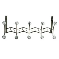 5-Hook Over The Door Hanger, Bronze