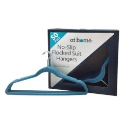50-Pack Velvet Suit Hangers, Denim Blue 10 50-Pack Velvet Suit Hangers, Denim Blue -At Home Sales Store 50 pack velvet suit hangers denim blue 3
