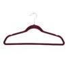 50-Pack Velvet Suit Hangers, Fuchsia