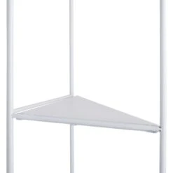 Alice Folding Corner Shelf, White -At Home Sales Store alice folding corner shelf white 3