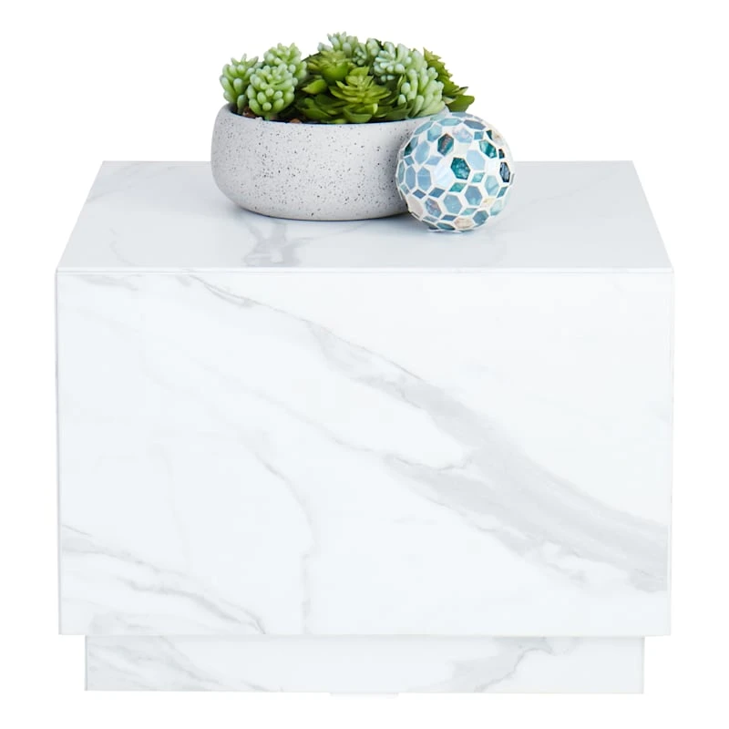 Crosby St Aspen Marble Accent Table 3 Crosby St Aspen Marble Accent Table - Image 3