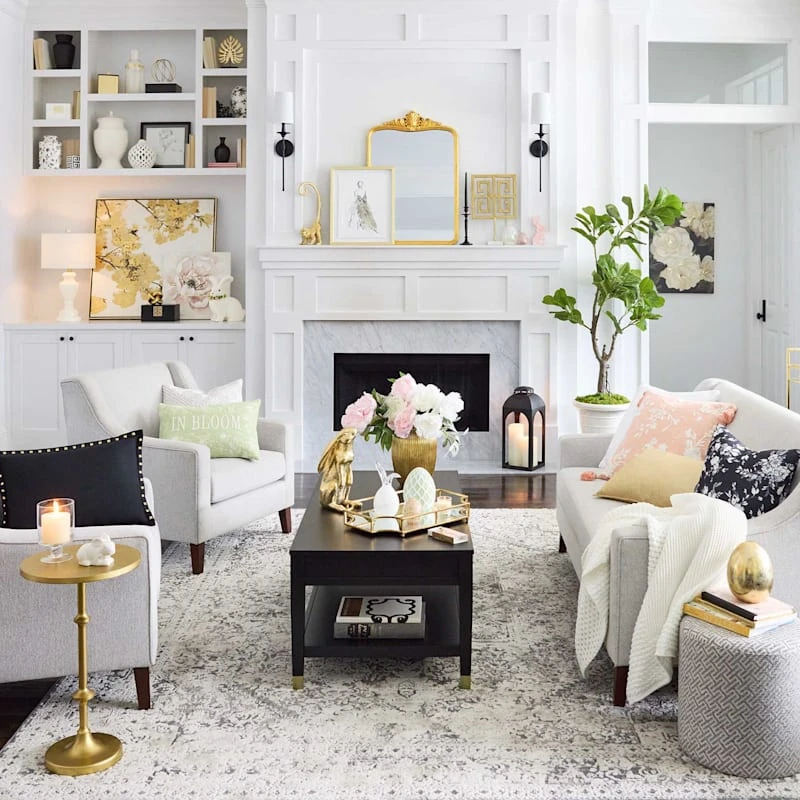 Gold Wire Orb Pedestal With Marble Base 3 Gold Wire Orb Pedestal With Marble Base - Image 3