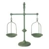 Green Metal Garden Scale, 15"
