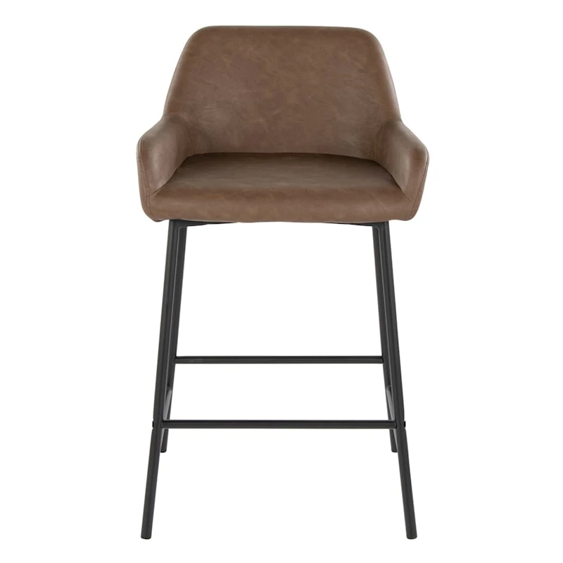 Honeybloom Destin Counter Stool, Brown 2 Honeybloom Destin Counter Stool, Brown - Image 2