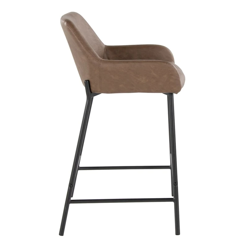 Honeybloom Destin Counter Stool, Brown 3 Honeybloom Destin Counter Stool, Brown - Image 3
