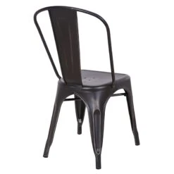 Honeybloom Idris Black Metal Dining Chair 11 Honeybloom Idris Black Metal Dining Chair -At Home Sales Store honeybloom idris black metal dining chair 3