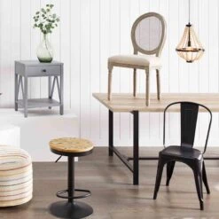 Honeybloom Idris Black Metal Dining Chair 14 Honeybloom Idris Black Metal Dining Chair -At Home Sales Store honeybloom idris black metal dining chair 6