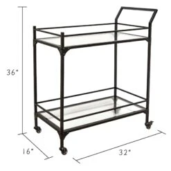 Honeybloom Sage Frost Bar Cart 9 Honeybloom Sage Frost Bar Cart -At Home Sales Store honeybloom sage frost bar cart 3