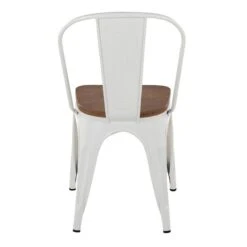 Honeybloom Westfield Dining Chair, White -At Home Sales Store honeybloom westfield dining chair white 3