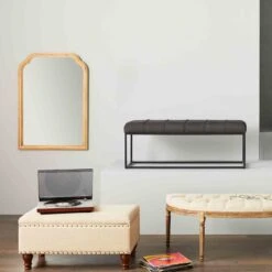 Jasmine Linen Storage Ottoman, Natural 5 Jasmine Linen Storage Ottoman, Natural -At Home Sales Store jasmine linen storage ottoman natural 2