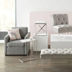 Laila Ali Harlowe Modern Track Armchair -At Home Sales Store laila ali harlowe modern track armchair 3