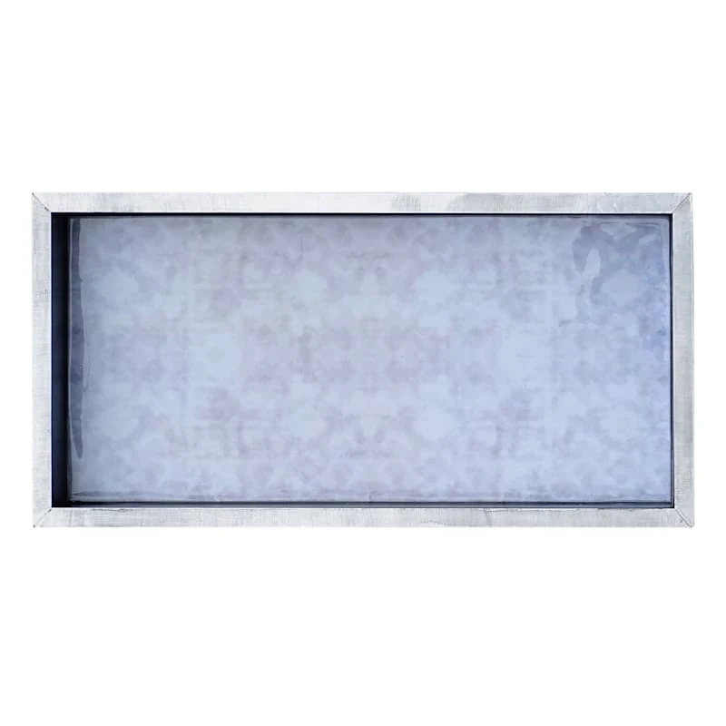 Laila Ali Metallic Decal Decorative Tray, 12x6 2 Laila Ali Metallic Decal Decorative Tray, 12x6 - Image 2