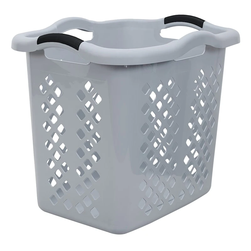 Laundry Hamper Basket, Grey 1 Laundry Hamper Basket, Grey