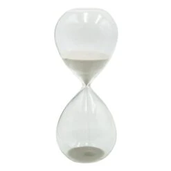 Light Grey Sand Hourglass, 8"