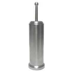 Marshall Brushed Stainless Steel Toilet Brush Holder & Removable Liner