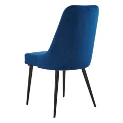 Mereen Indigo Velvet Dining Chair -At Home Sales Store mereen indigo velvet dining chair 2
