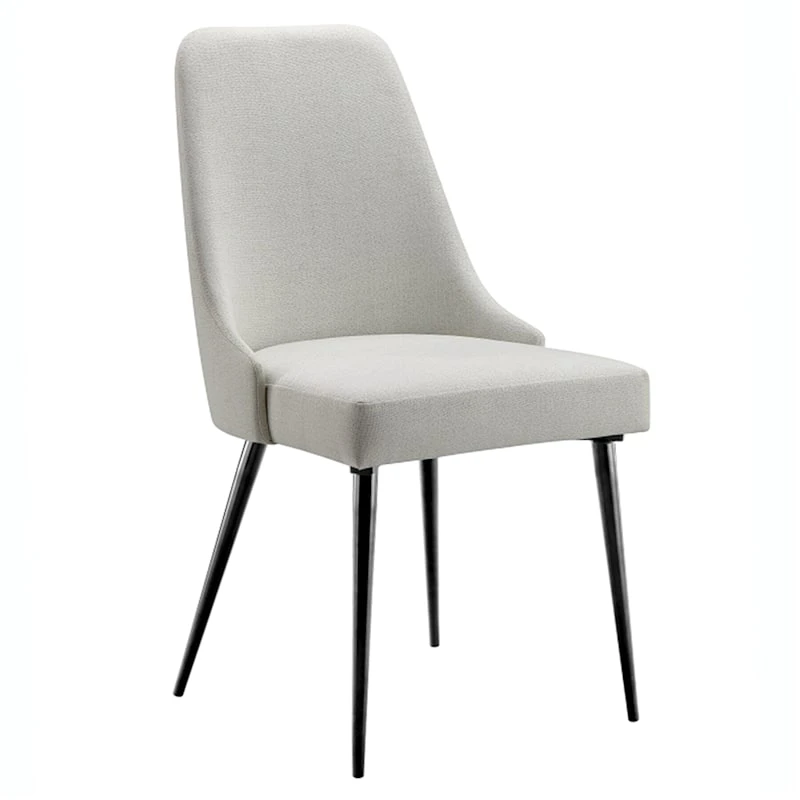 Mereen Ivory Upholstered Dining Chair 1 Mereen Ivory Upholstered Dining Chair