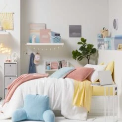 Metal C-Table With Usb Port, White -At Home Sales Store metal c table with usb port white 2