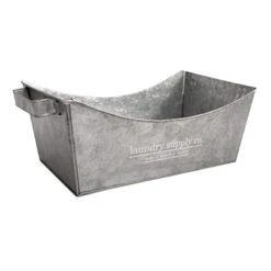 Metal Laundry Bin W/Handle