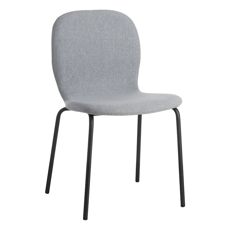 Preston Stackable Dining Chair, Light Grey 1 Preston Stackable Dining Chair, Light Grey