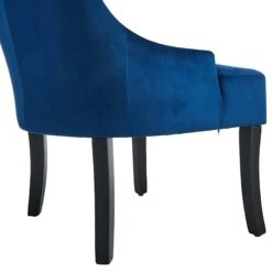 Providence Cassia Velvet Accent Chair, Navy Blue -At Home Sales Store providence cassia velvet accent chair navy blue 4