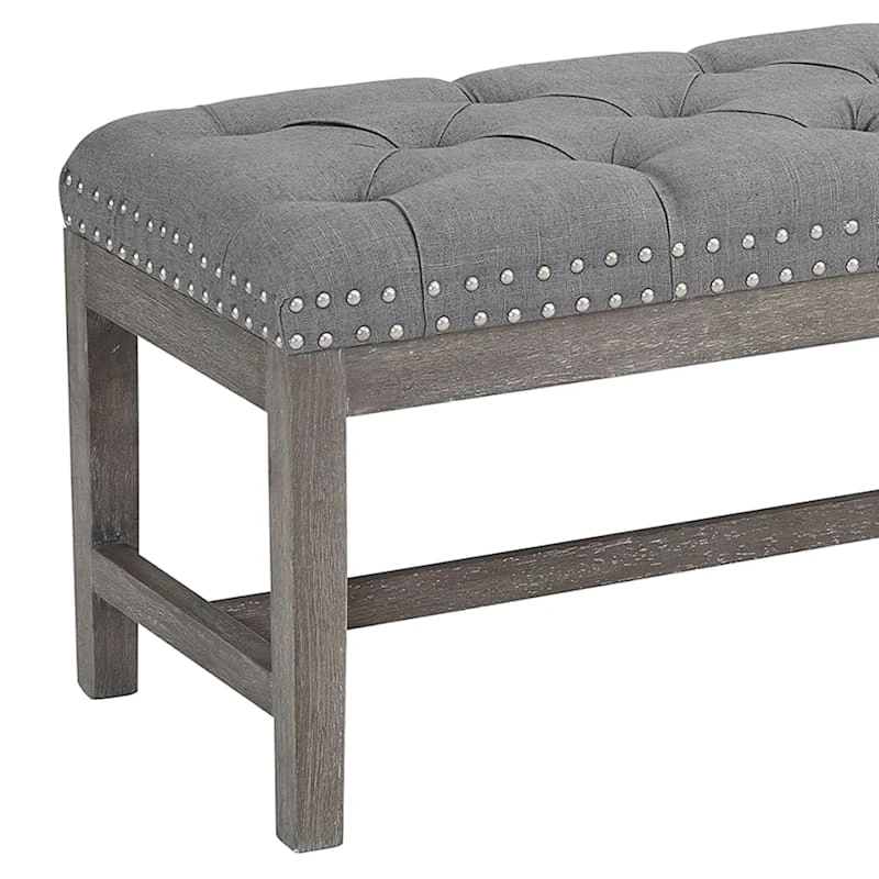 Providence Ferdinand Bench, Grey 4 Providence Ferdinand Bench, Grey - Image 4