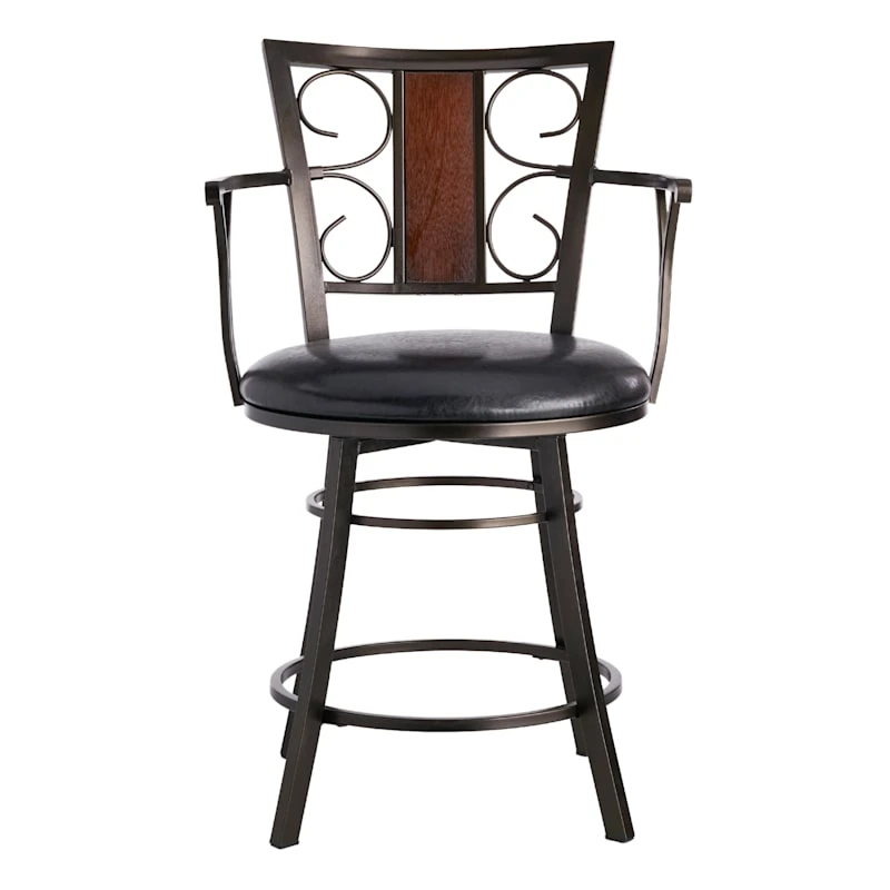 Providence Naomi Counter Stool, Brown 3 Providence Naomi Counter Stool, Brown - Image 3
