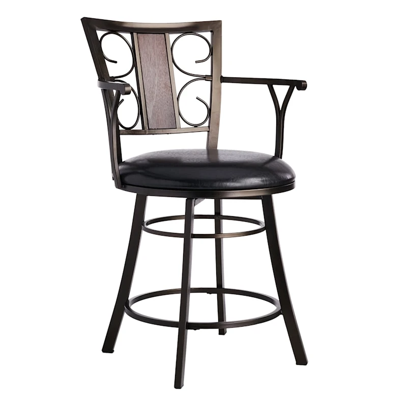 Providence Naomi Counter Stool, Brown 1 Providence Naomi Counter Stool, Brown