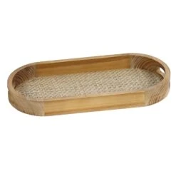 Providence Oval Wooden Tray, Small