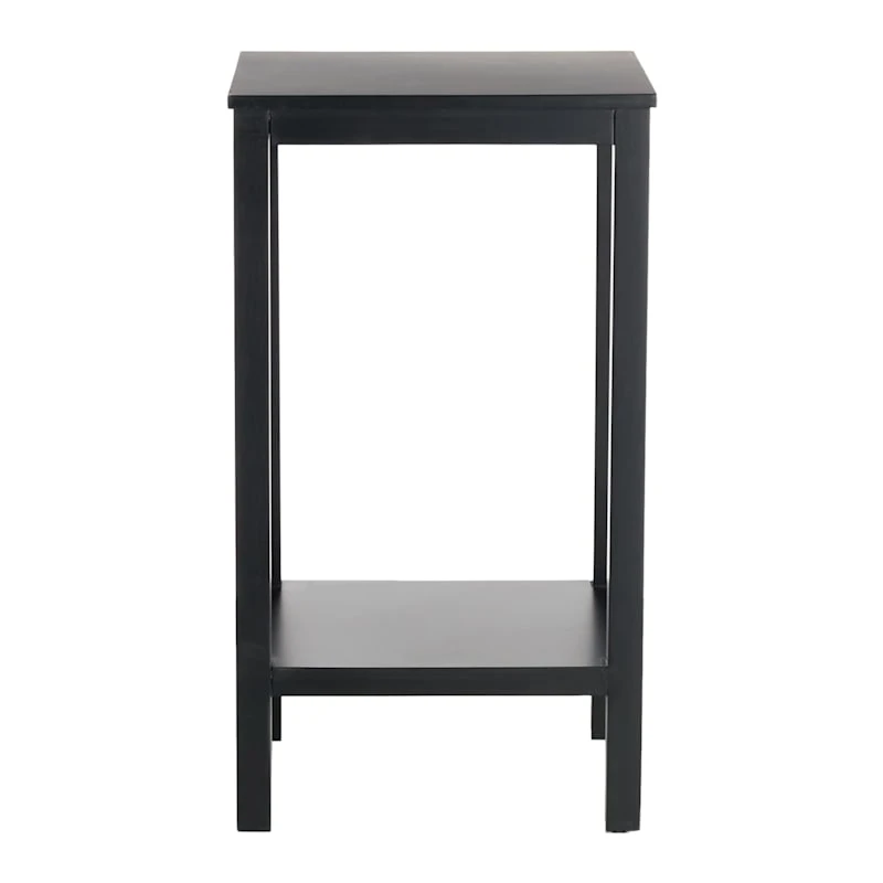 Providence Pratt Black Square Accent Table, 25" 2 Providence Pratt Black Square Accent Table, 25" - Image 2
