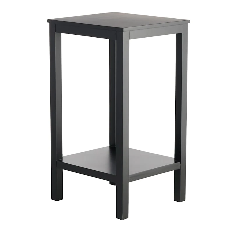 Providence Pratt Black Square Accent Table, 25" 3 Providence Pratt Black Square Accent Table, 25" - Image 3