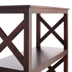 Providence Xavier 3-Tier Brown Bookshelf, 29" -At Home Sales Store providence xavier 3 tier brown bookshelf 29 4