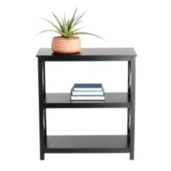 Providence Xavier Black 3-Tier Bookshelf, 29" 11 Providence Xavier Black 3-Tier Bookshelf, 29" -At Home Sales Store providence xavier black 3 tier bookshelf 29 5