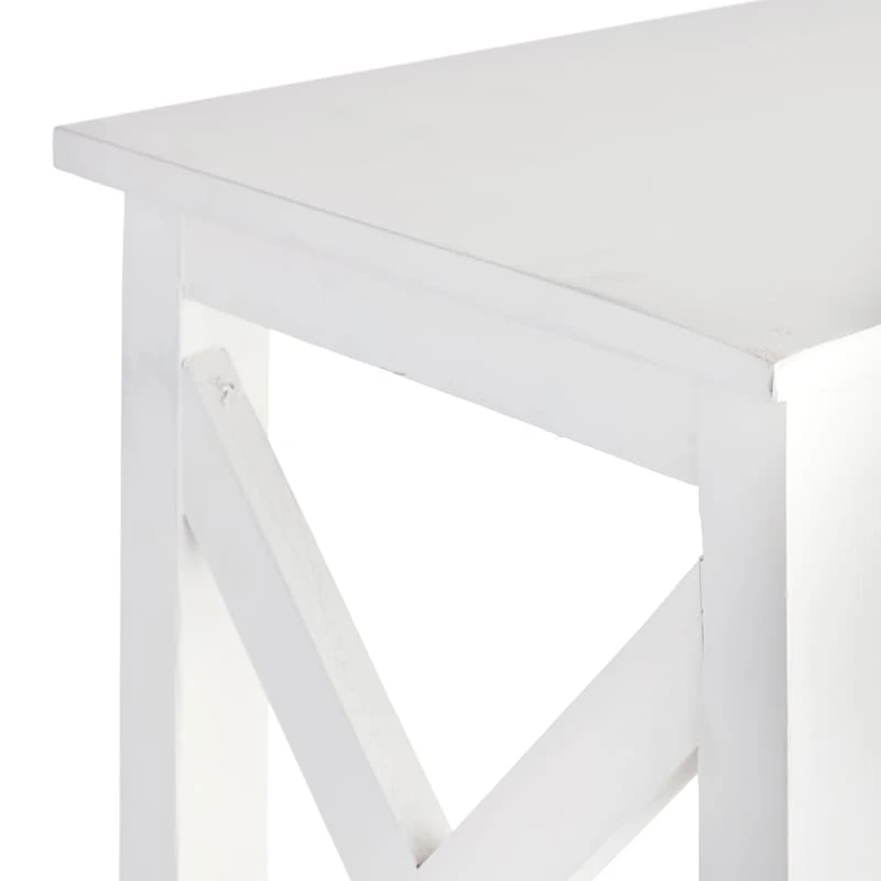 Providence Xavier White 3-Tier Bookshelf, 29" 5 Providence Xavier White 3-Tier Bookshelf, 29" - Image 5