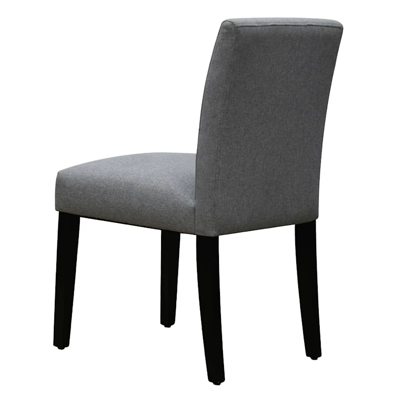 Tufted Dining Chair, Grey 3 Tufted Dining Chair, Grey - Image 3