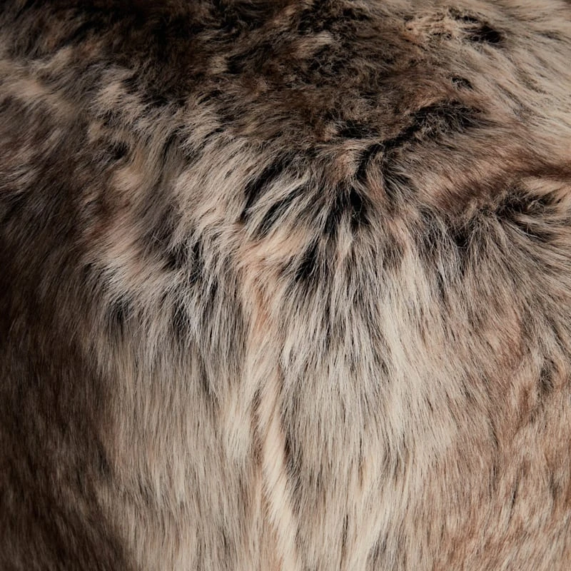 Ty Pennington Creed Ombre Fur Pouf 2 Ty Pennington Creed Ombre Fur Pouf - Image 2